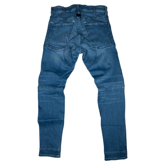 G-Star RAW 5620 3D Zip Knee Skinny Jeans | Men's Distressed Blue Denim | 30/29 - Picture 3 of 15